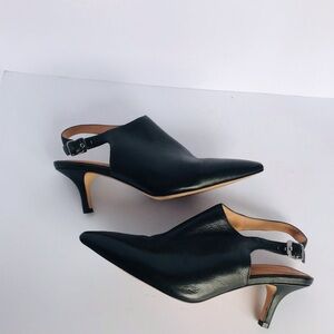 Corso Como Black Slingback Heels